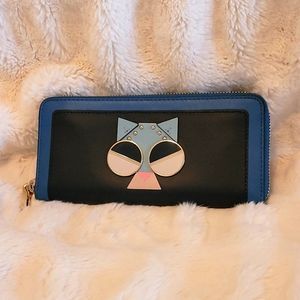 Kate SPADE Kitten Continental wallet.